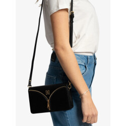 Nikkie Dames tas daxing zipper shoulderbag zwart