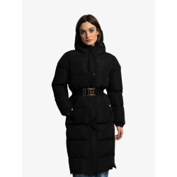 Nikkie Dames winterjas lynnwood long puffer zwart