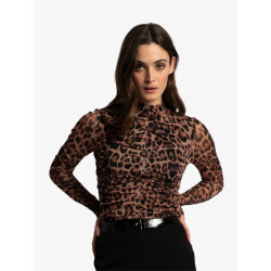 Nikkie Dames top luck leopard