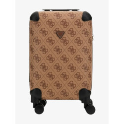 Guess Dames koffer handbagage berta latte logo brown