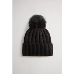 Woolrich Women beanie cash pom pom