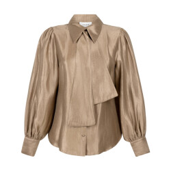 Aaiko Blouse lange mouw veronne tie shimm