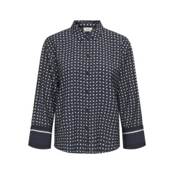 Jacqueline de Yong alice 7/8 loose shirt wvn 15356522 total eclipse