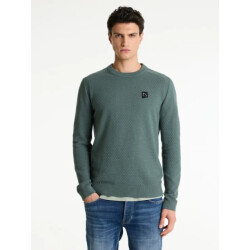 Chasin' 31190001 e53 heren trui model oliver half zip -  chas