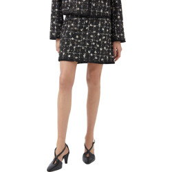 Y.A.S Yasvalenda hmw tweed skirt show black