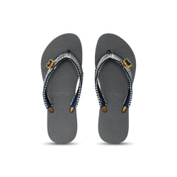 Uzurii Silver macrame switch zilver