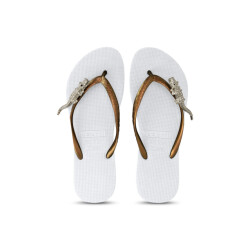 Uzurii Silver crocodile switch wit