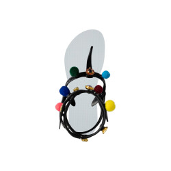 Uzurii Mystique pompom wit