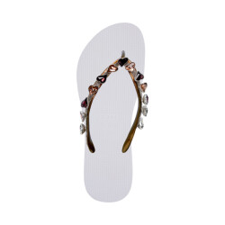 Uzurii Heart bronze wit