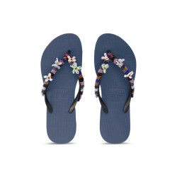 Uzurii Las dalias blue marineblauw