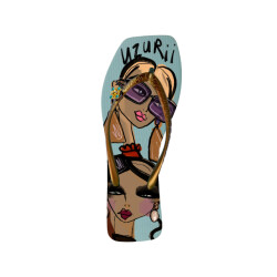 Uzurii Beach printed stella blauw