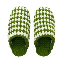 Uzurii Checkered slippers leger