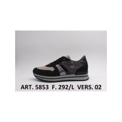 DL Sport trendy sneaker zwart