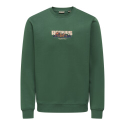 Only & Sons onsconnor simple life reg ls crew s 22035961 trekking green
