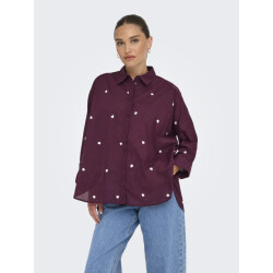 Only Onlnew lina grace ls emb shirt noos