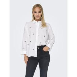 Only Onlnew lina grace ls emb shirt noos