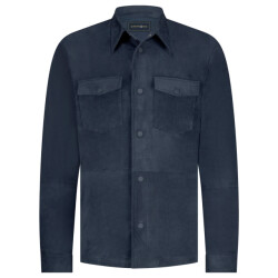 Scotland Blue Overhemd lange mouw 25314ri46sb