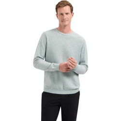 No Excess Pullover crewneck garment dyed + st dusty blue