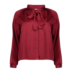 Geisha blouse with bow 53544-14 485 port