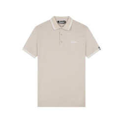Malelions men signature polo mm2-aw25-03 099 sand