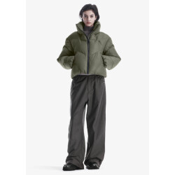 Krakatau nebula short puffer jacket qw531 -513 dark urban chic