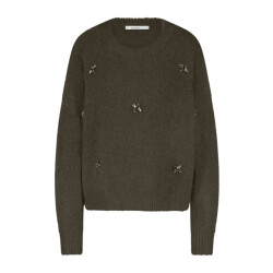 Summum Embellished sweater cozy melange knit sweaters 7s7944-7997
