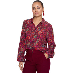 Geisha Blouse fuchsia