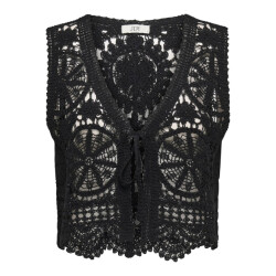 Jacqueline de Yong Vic s/l v-neck tie vest