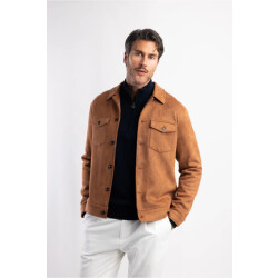 Blue Industry Het suède look overshirt |