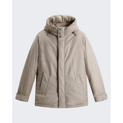 Woolrich Heren lp wool silk short parka