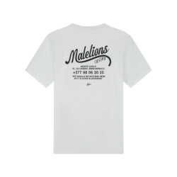 Malelions men casino t-shirt mm2-aw25-22 100 white