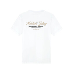 Malelions men gallery t-shirt mm2-aw25-31 100 white