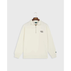 Mercer Amsterdam the mercer quarter zip contrast meap253010 102 off white