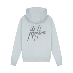 Malelions men striped signature hoodie mm1-aw25-07 691 ocean grey
