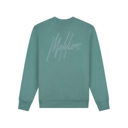 Malelions men striped signature sweater mm1-aw25-05 400 green