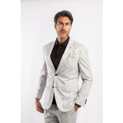 Blue Industry Het colbert met uniek ruitmotief |