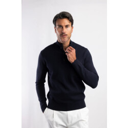 Blue Industry De pullover met knoop- en ritssluiting |