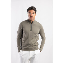 Blue Industry De half-zip pullover met ribkraag |