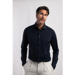 Blue Industry Het uni stretch overhemd |