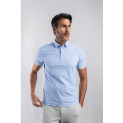 Blue Industry Lounge jersey polo |