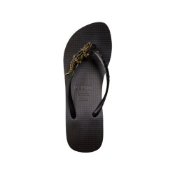 Uzurii Black crocodile switch high heel zwart