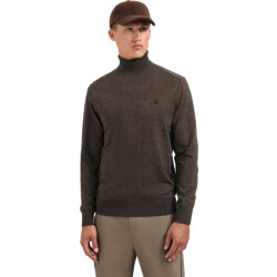 No Excess Pullover roll neck taupe
