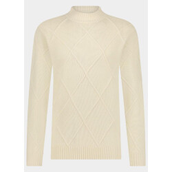 Born with Appetite Coltrui ivar pull mockneck bwa25305iv44/150 off-white