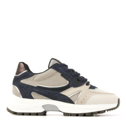 Via Vai Danae vicky zanza combi blue lage sneakers dames
