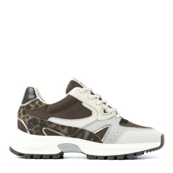 Via Vai Danae vicky dragon combi creme lage sneakers dames