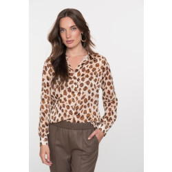 Geisha blouse 53919-20 720 sand/brown