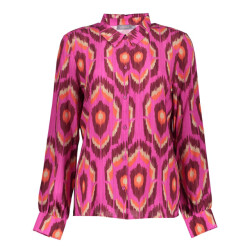 Geisha blouse print 53635-20 420 pink/fuchsia