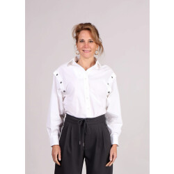 Haute L'Amitié Haute l’amitié button sleeve blouse