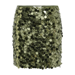 Only Onljadel sequins skirt wvn army