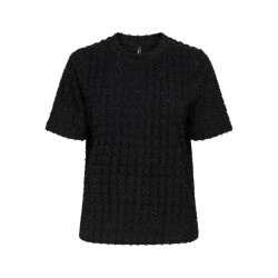 Only onlines life 2/4 o-neck glitter top 15358982 black